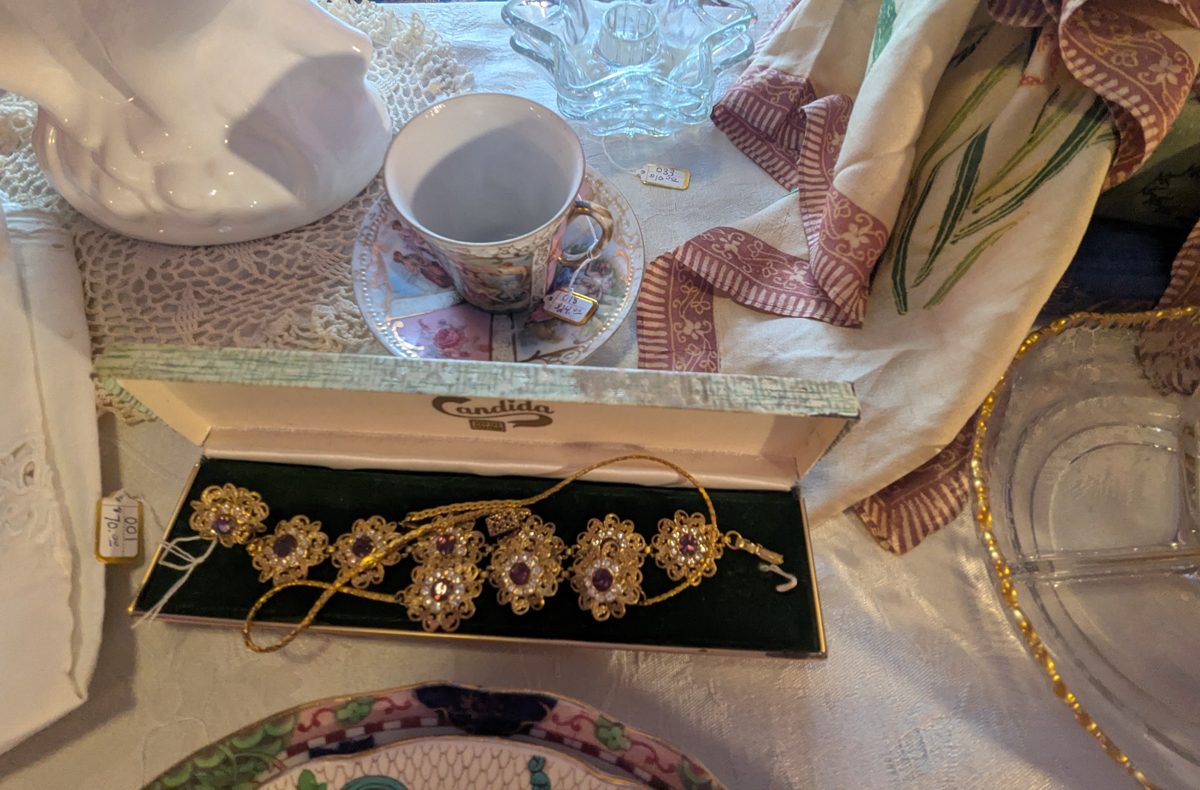 Filigree jewelry & demitasse cups