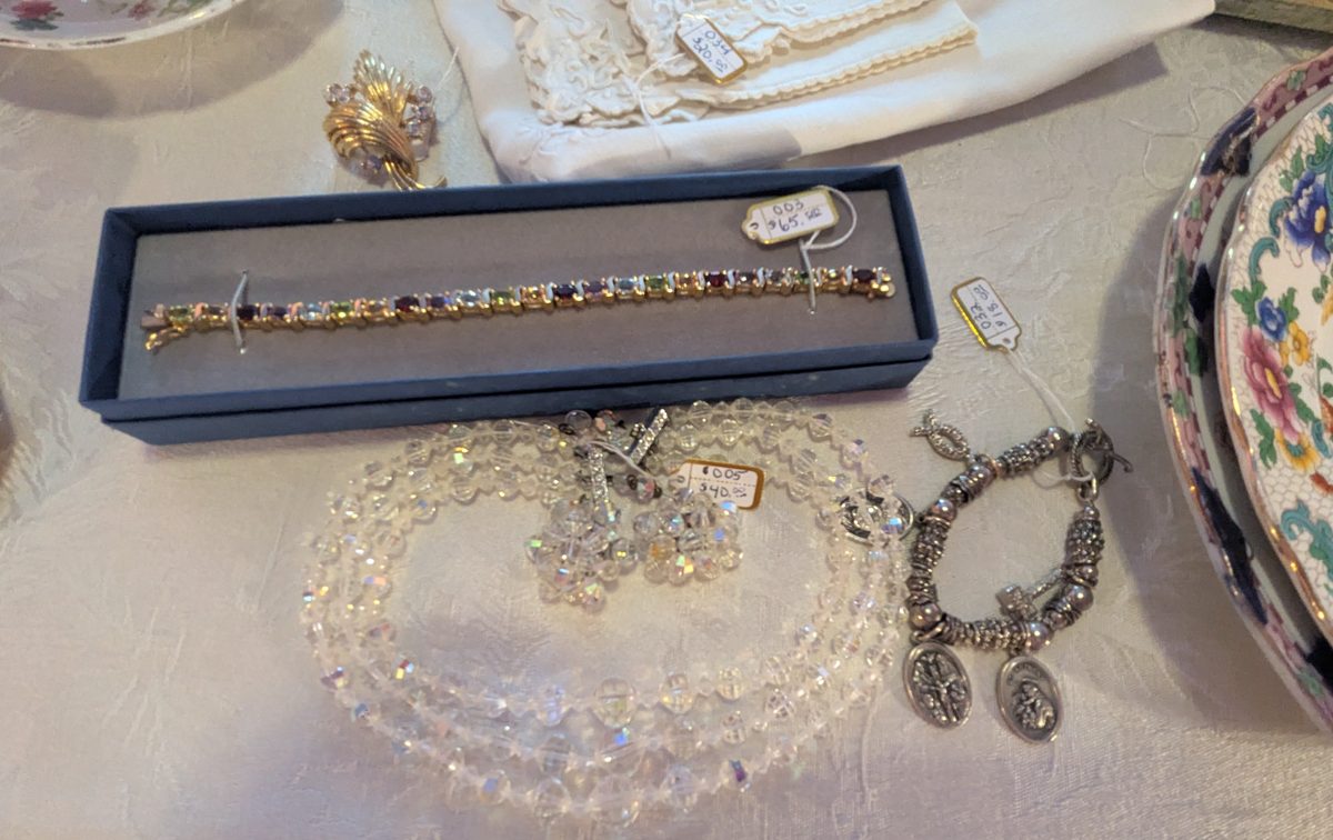 Crystal, gemstones & saint medals